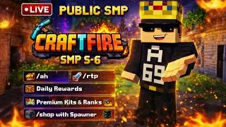 JOIN PUBLIC SMP | Minecraft Live | 24/7 Minecraft SMP | Multiplayer | Join Now #minecraft #live