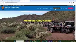 How to Log in and gain access to the Members Only Access menus 2024 05 02