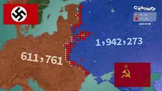 Operation Bagration (1944) using Google Maps