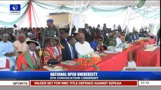 5th Convocation Ceremony National Open University Pt 1