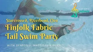 Finfolk Fabric Tail Swim Party with Starcrossed Silver, Riverbend, & Classic Cleo
