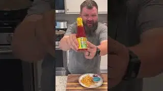 Дегустация бананового соуса Jufran #шорты