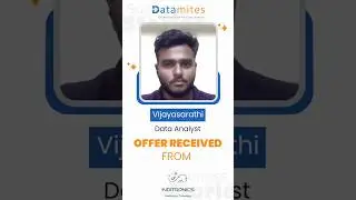 How a Fresher Became a Data Analyst | Vijayasarathi&rsquo;s Success Story