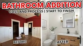 Full Bathroom Addition Start to Finish | Cost Breakdown