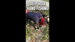 Amazing Traditional Eel Fishing Technique in Deep Hole