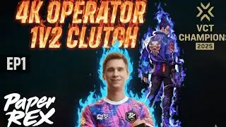 SOMETHING INSANE 4K Operator Clutch | VCT Champions 2025 Cinematic Highlights💥🔥