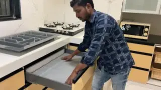 किचन ट्राली 9ft full details के साथ | Kitchen trolley | 7507590999 Pune | मॉडयूलर किचन #kitchen