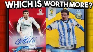 Messi VS Ronaldo Total Value Comparison (2014 Prizm/2017 Topps Chrome)