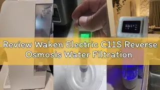 Review Waken Electric C11S Reverse Osmosis Water Filtration System Countertop 180oz Water Tank 4:1 P