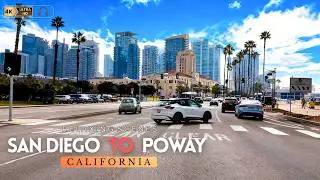 California Relaxing Tour | San Diego Scenic 4K Drive
