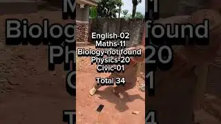 My jamb result #result #comedyfilms #funny
