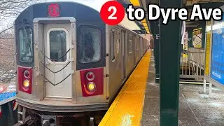 ⁴ᴷ⁶⁰ 2 Trains at Dyre Avenue on the 5 Line