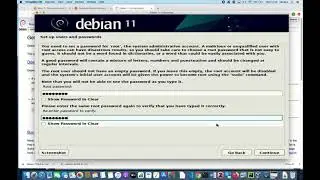 Debian 11 install in Virtualbox