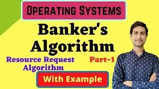 Deadlock Avoidance : Banker's Algorithm (Resource Request Algo) with Example -1 || Operating Systems
