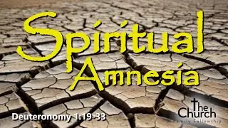 Spiritual Amnesia  l  The Path to Remembering  Deuteronomy 1:19-33