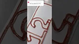 Почему все сейчас одержимы искусством создания имен с помощью клея и блесток, #шорты, #каллиграфи...