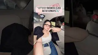 ✨Let&rsquo;s Fly Business Class ✨ Qatar Airways✈️😍 #QatarAirways #businessclass #LuxuryTravel #TravelVlog