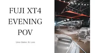 Fujifilm XT4 Evening Street Photography in Saint Louis | Union Station