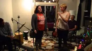 Kristen Planeaux and Gabrielle Lanza, Pittsburgh house concert January 2016