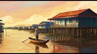 Lotus farm , local market , Local food , Great Tonle Sap lake in Cambodia