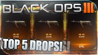 TOP 5 Black Market Drops! TOP 5 Supply Drop Weapons! Black Ops 3 Top Five Supply Drops! (BO3 Drops)
