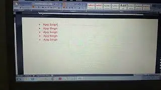 New Bullet style trick in MS Word.#mstechtricks #mswordinhindi #mswordshortcuts #