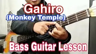 Monkey Temple Gahiro Bass Guitar Lesson | Nepali Bass Guitar Lesson | Joel magar