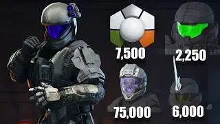 All Exchange Shop Items In Halo Infinite.