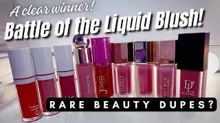 BATTLE OF THE BLUSHES: ELF CAMO LIQUID BLUSH, JUVIA&rsquo;S PLACE LIQUID BLUSH & MORE! RARE BEAUTY DUPES?