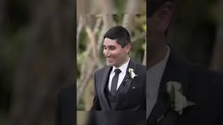 The sweetest first look🥰 #louisianaweddingvideographer #bestweddingvideo #weddingvideo #firstlook