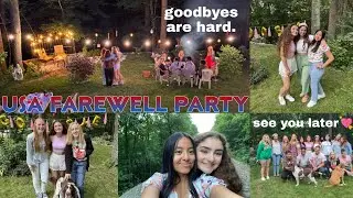 saying goodbye to my friends in america (farewell party USA) // exchange year 21/22 🇺🇸