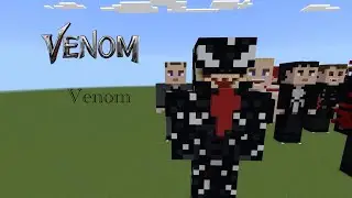 Minecraft Venom (Venom Trilogy) Statue Tutorial