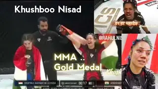 Khushboo Nisad | MMA Gold Medal In india | #Khushboonisad #arjunherogiri | arjun hero giri 