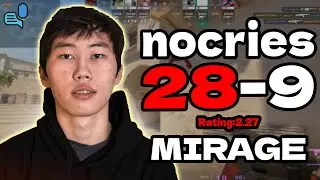 nocries (28-9) | Rating 2.27 | SoloQ +VOICE | mirage FACEIT NA | Jan 14, 2026