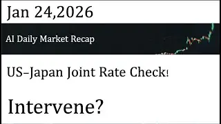 AI Daily Market Recap｜Jan 24,2026｜ US Japan Joint Rate Check! Intervene?