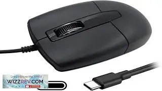 USB C Wired Mouse Type C Optical Mouse Portable Silent Comfortable