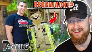 Mit FEUERWEHRJACKE zu 7 vs. Wild?! - Fritz Meinecke reagiert auf Mattins Regenjackentest