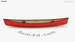 Canoe 3D model by 3DModels.org