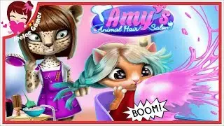 Crazy haircuts with Amy - Amy's Animal Hair Salon - TutoTOONS Games for Kids