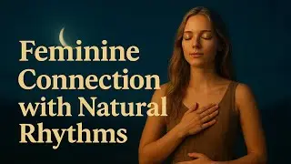 🌿 FEMININE CONNECTION WITH NATURAL RHYTHMS 🌑 Guided Meditation for Inner Alignment & Flow ✨💗