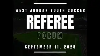 WJYS Referee Forum 9/11/25