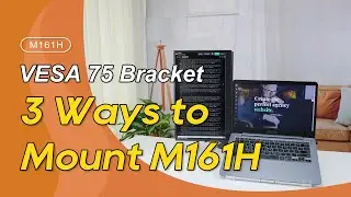 M161H Versatile VESA 75 Mount Solution! (Screw on Monitor Arm/ Desk top Stand/ Tripod)｜GeChic