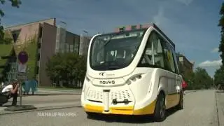 Autonome Kleinbusse auf Testfahrt