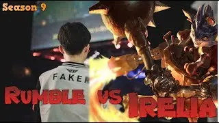Faker - Rumble vs Irelia Mid - LoL Season 9 KR Ranked | League of Legends Replays
