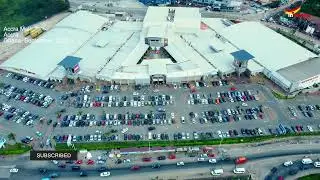 Aerial View of the Accra Mall in Ghana | 4K
