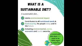 Sustainable diets - what is it?