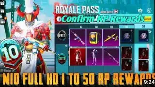 M10 Royal Pass Maxed Out | 1 to 50 RP Rewards | M10 Rp Theme |BGMI/PUBGM