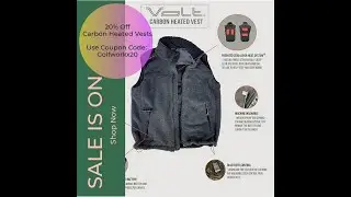 Volt Heat - REVIEW of the 5V Carbon Fleece Heated Vest. Start Your Adventure Now!