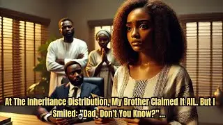 At The Inheritance Distribution, My Brother Claimed It AlL  But I Smiled   Dad, Don't You Know