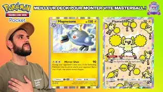 MEILLEUR DECK pour MONTER RAPIDEMENT MASTERBALL ! MAGNEZONE et PLUMELINE ! Pokemon TCG Pocket